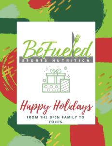 BeFueled Sports Nutrition holiday gift guide for athletes and active people